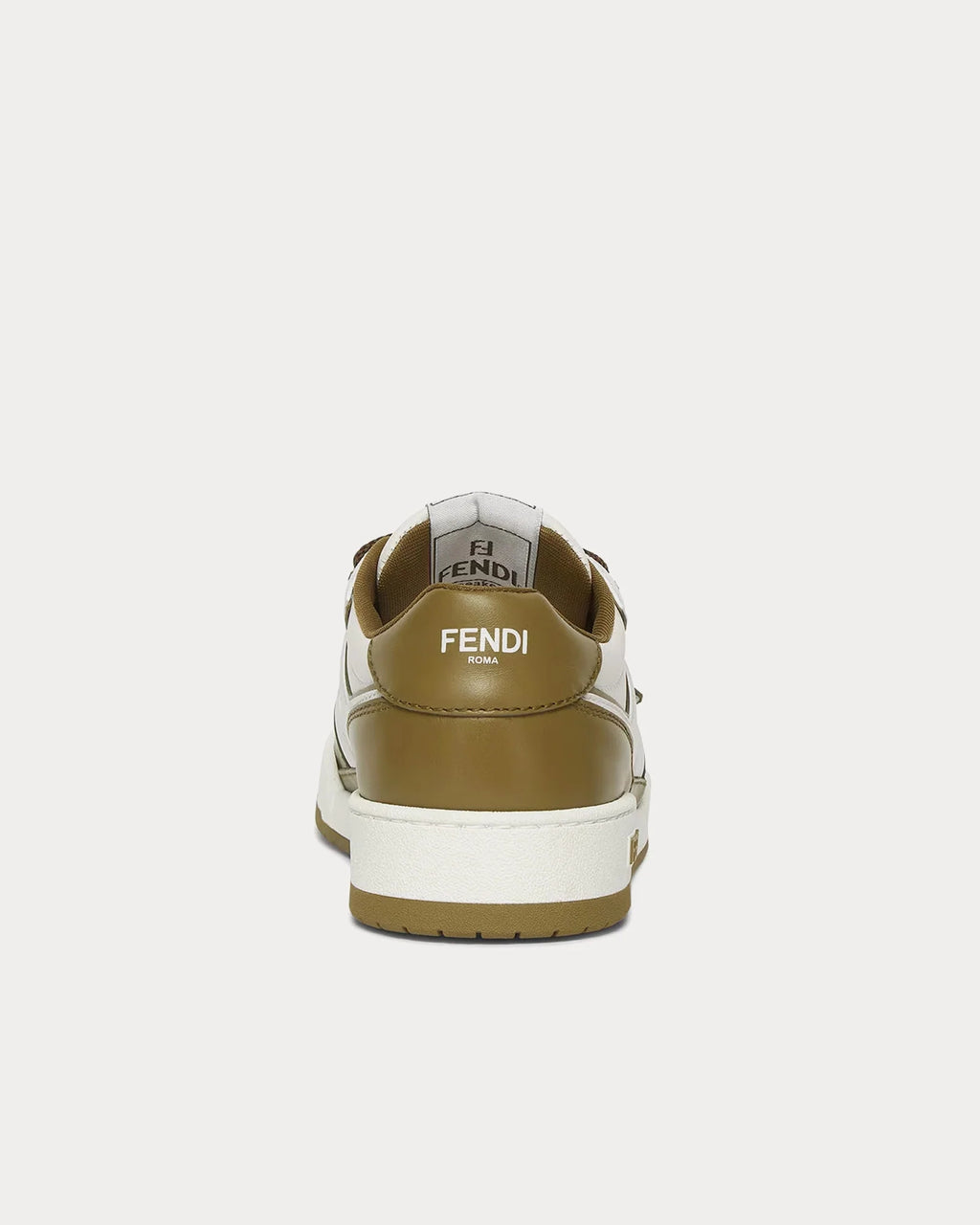 Fendi Match Trainers 'White/Olive' Unisex