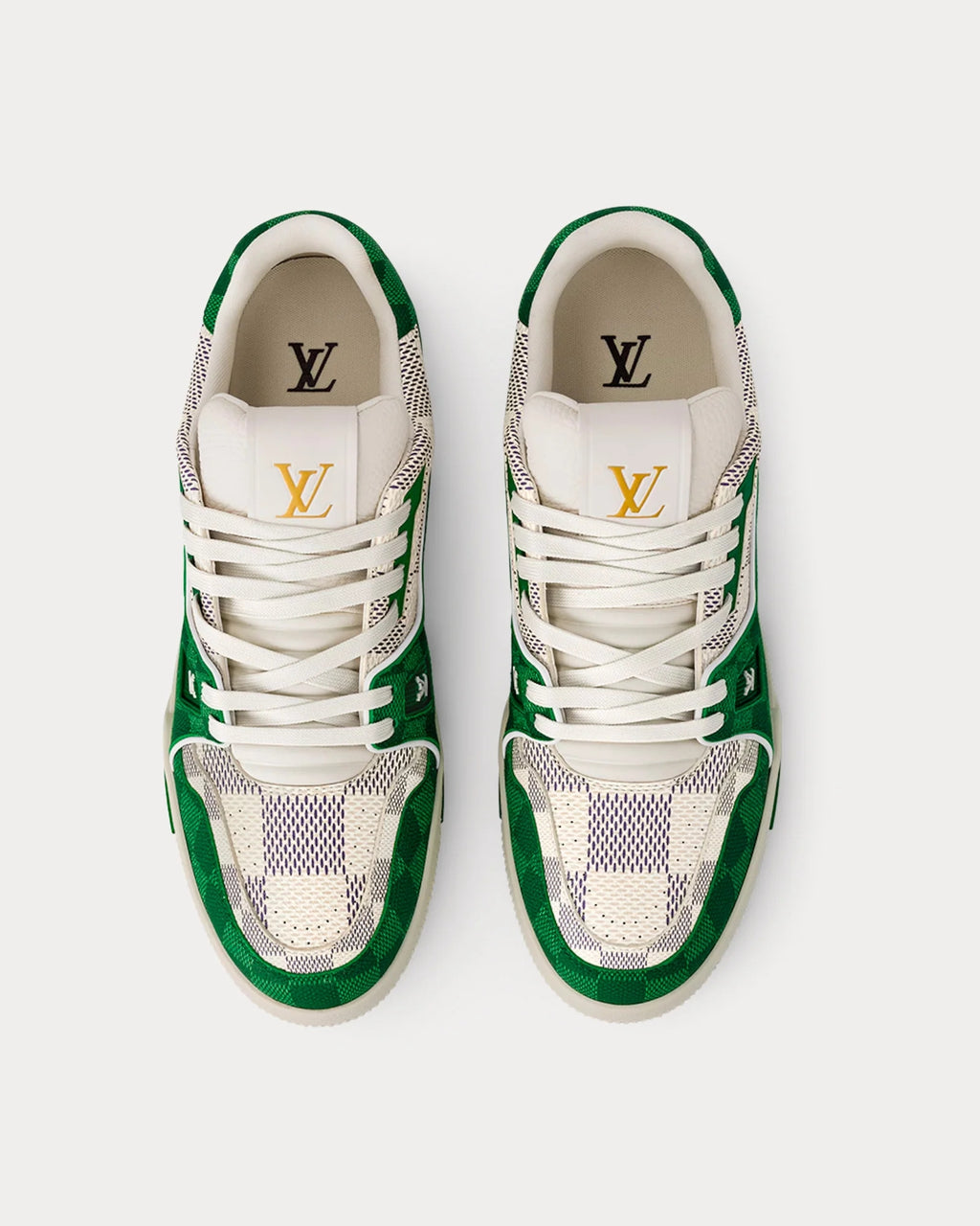 Louis Vuitton LV Trainer Damier Grained Calf Leather Green