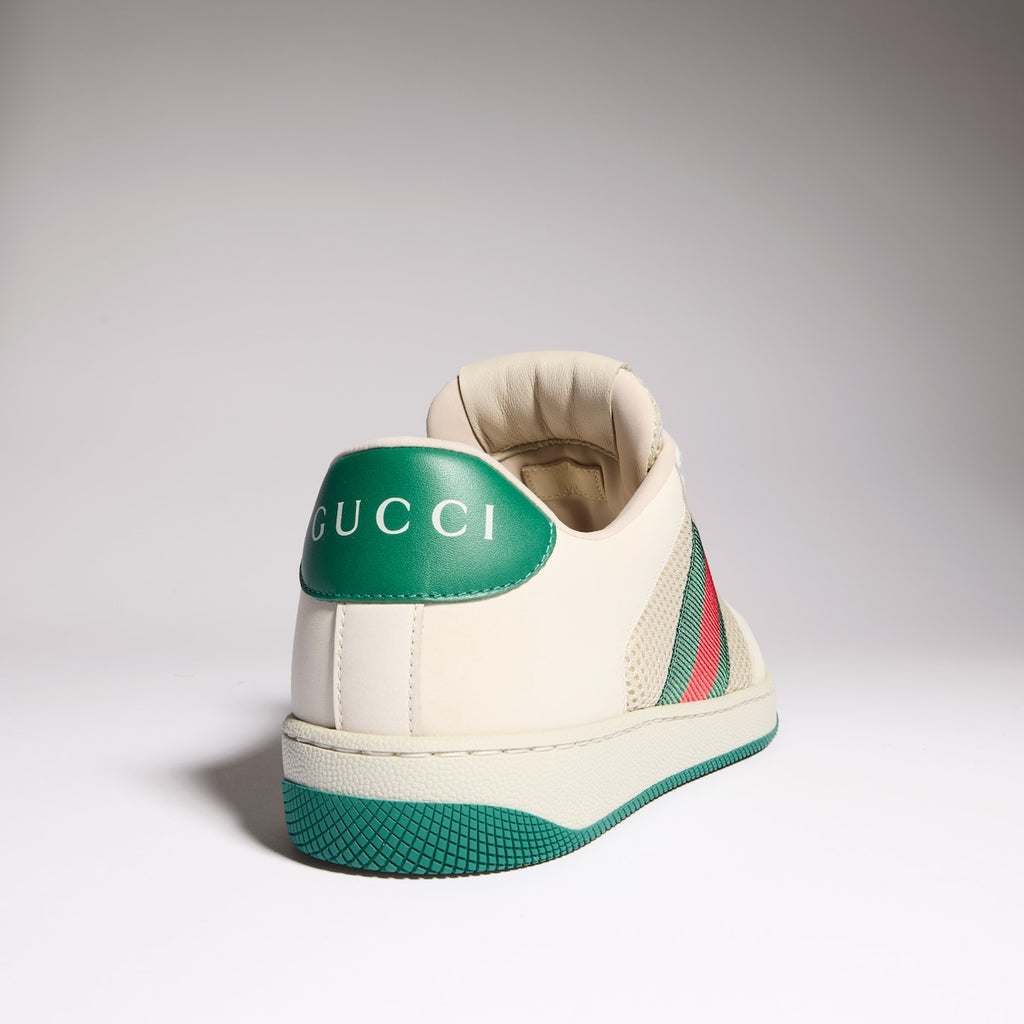Gucci Screener Sneaker 'White & Green'