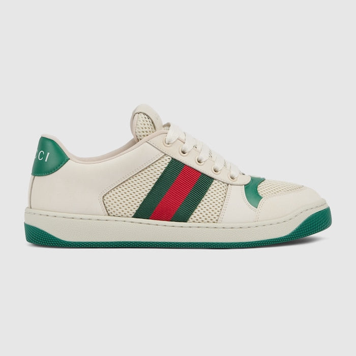 Gucci Screener Sneaker 'White & Green'