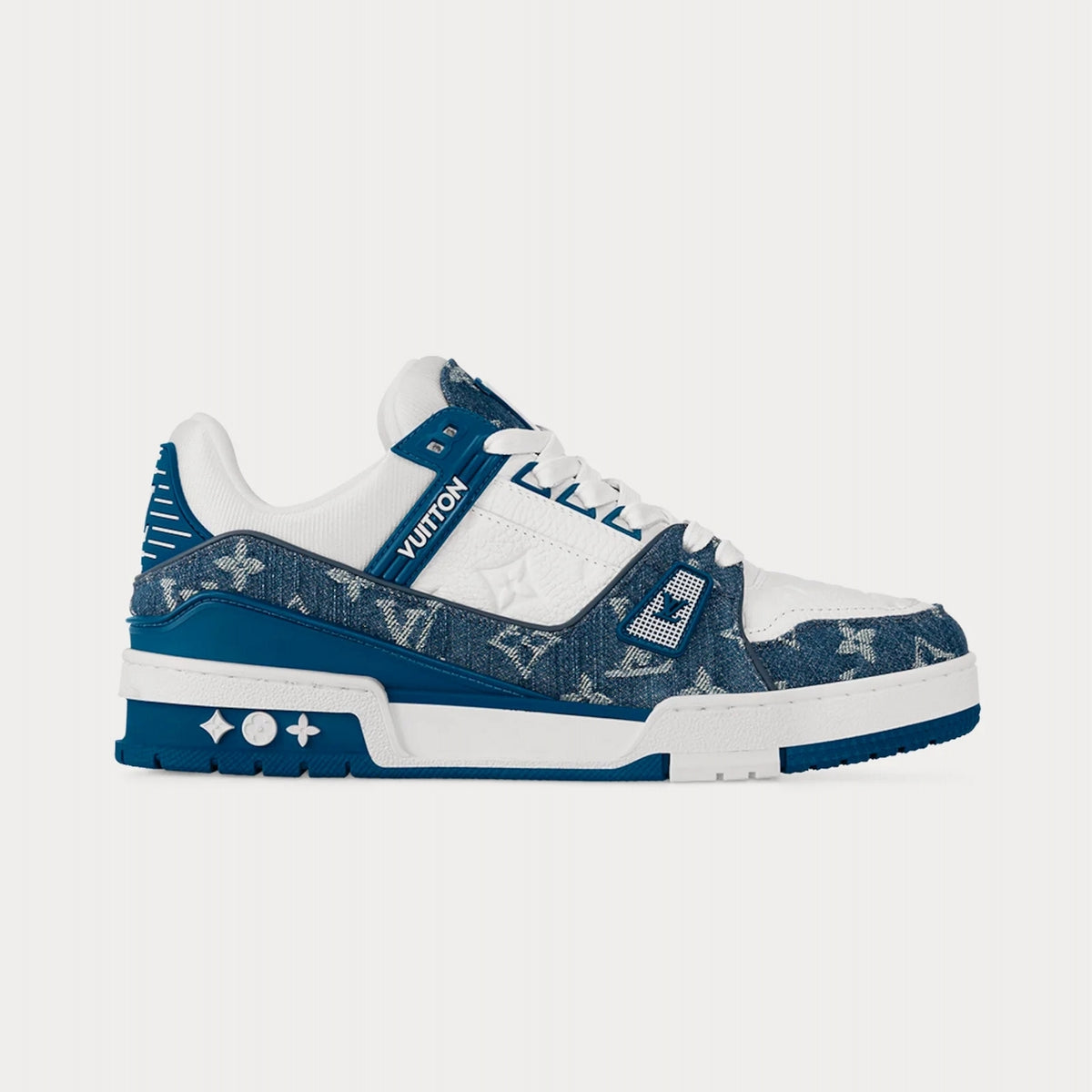 Louis Vuitton LV Trainer Sneaker in Monogram Denim