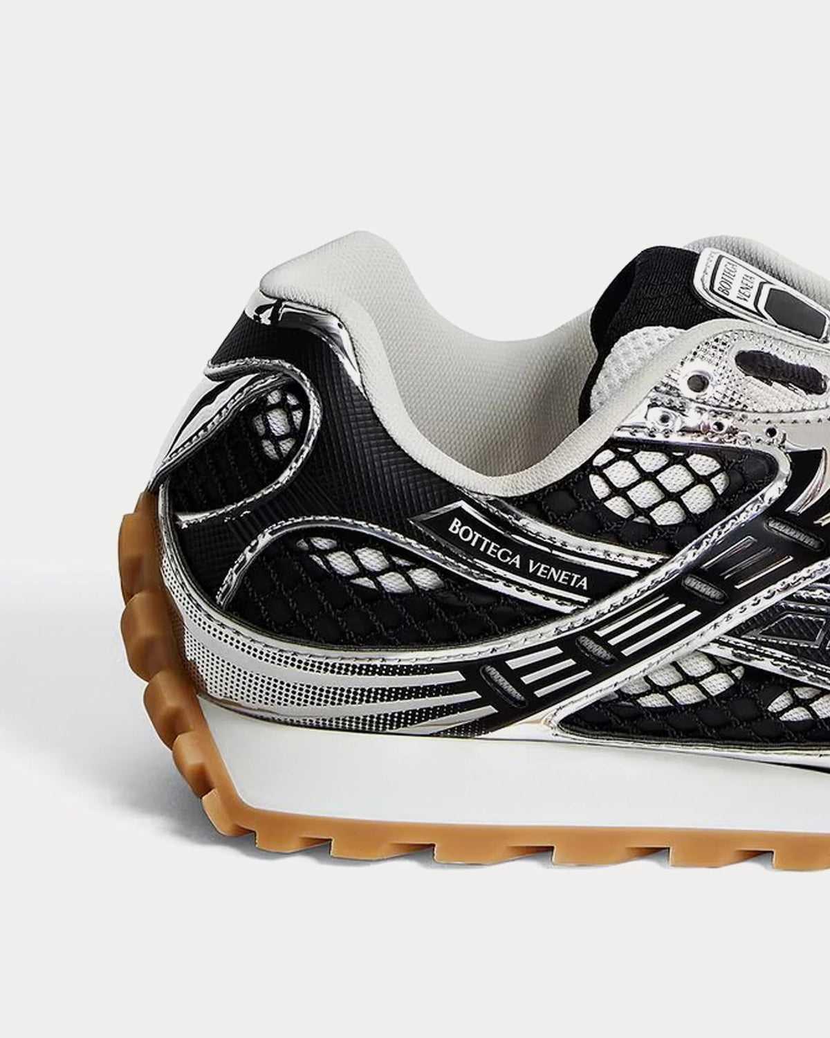 Bottega Veneta Orbit Sneaker 'Black/Silver' Unisex