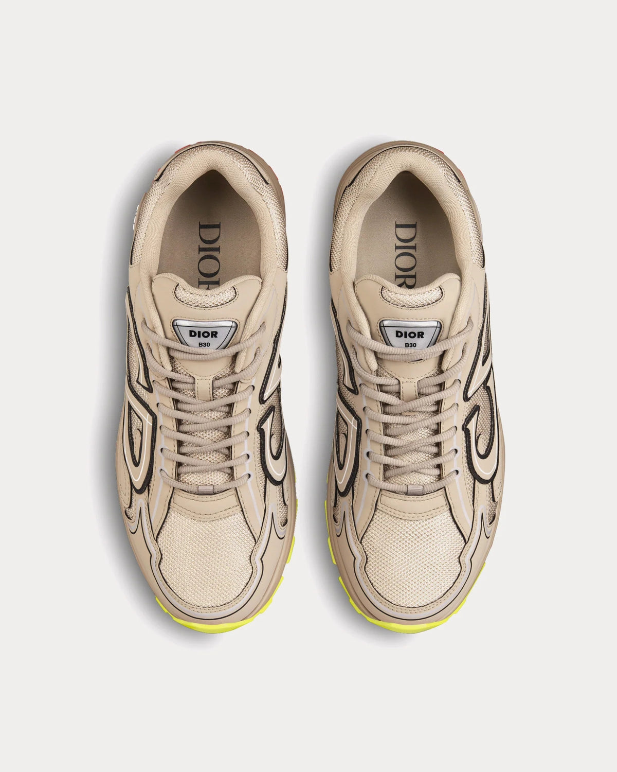 Dior B30 'Beige / Neon Yellow' Unisex