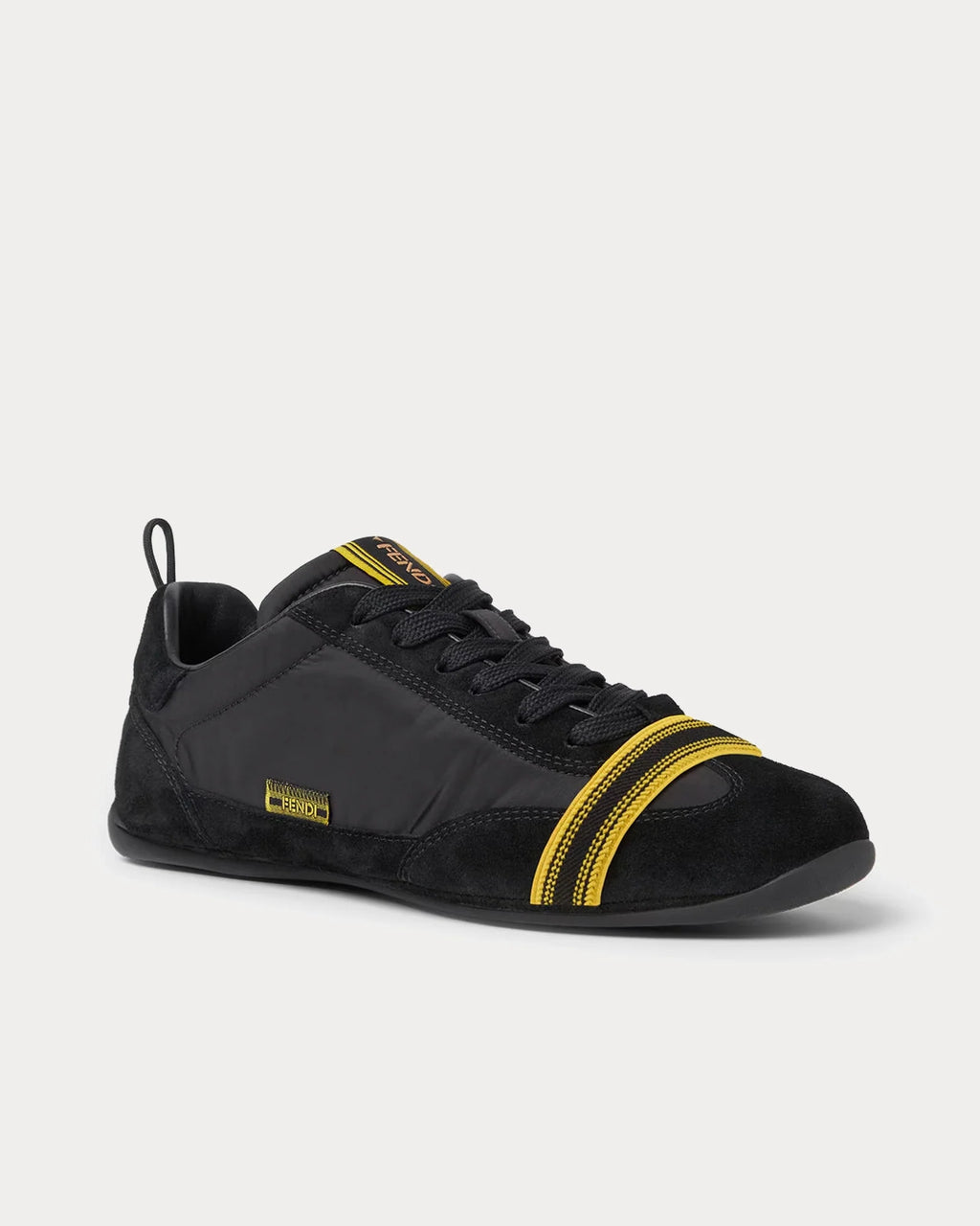 Fendi Wrap Trainers 'Black/Yellow'