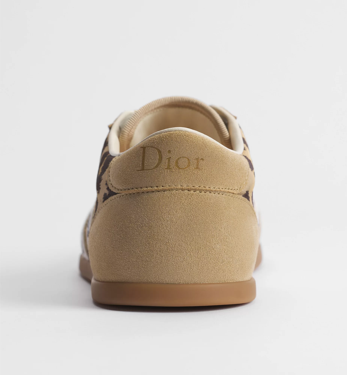 Dior Ribbon Sneaker 'Beige' Mizza Leopard Print & Suede