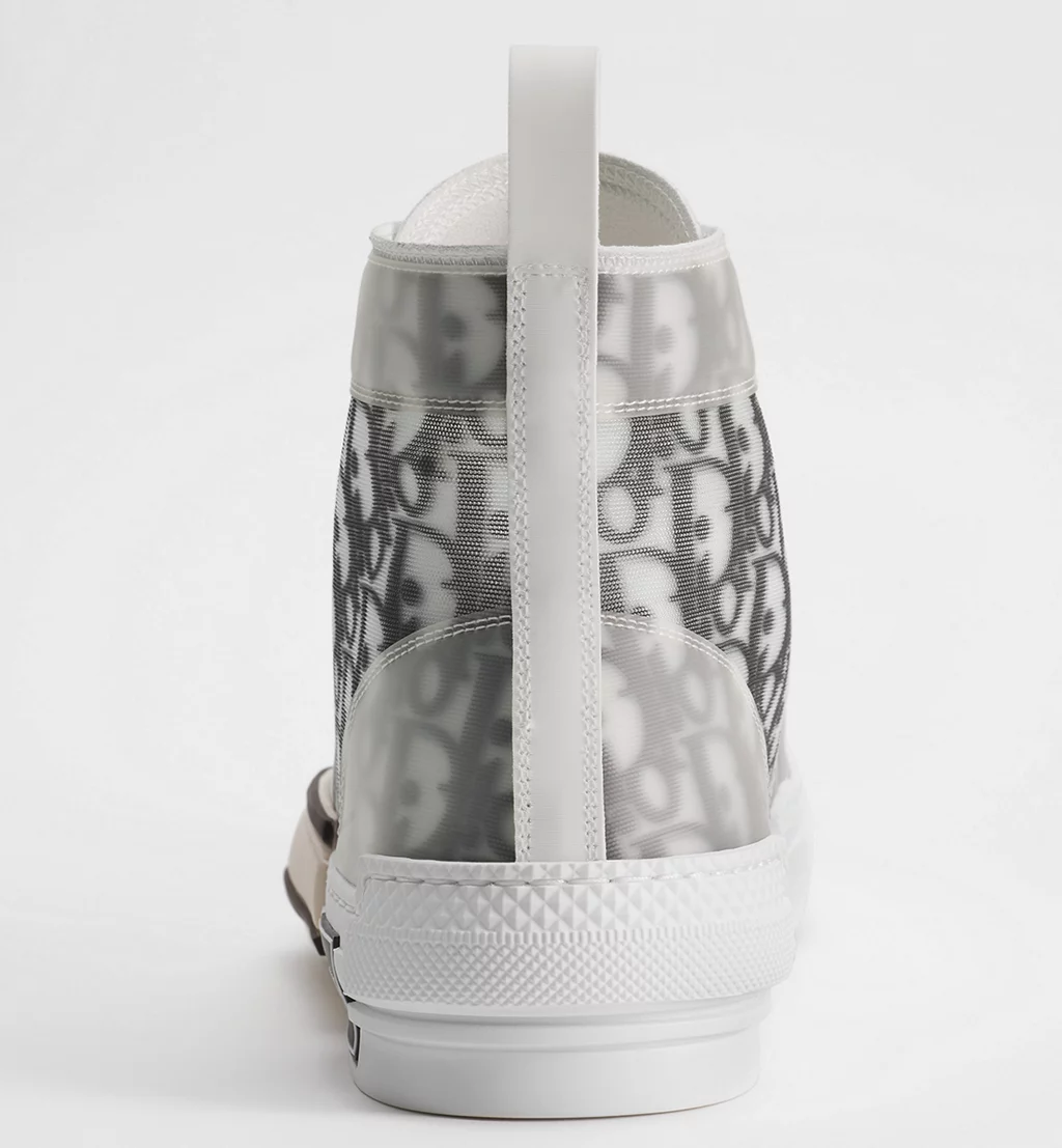 Dior B23 High-Top 'Gray & White' Oblique Mesh