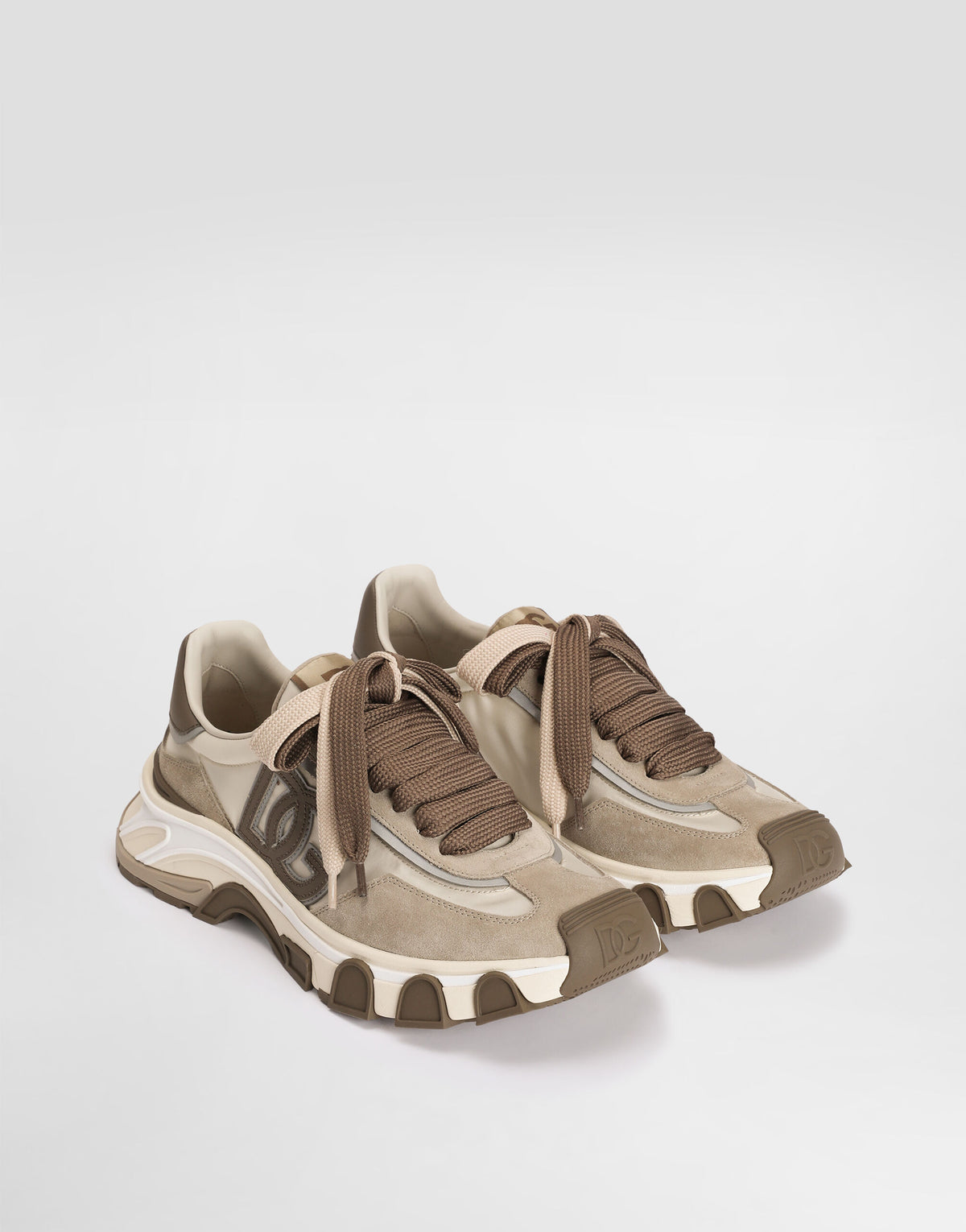 Dolce & Gabbana Country Road Nylon Suede Beige