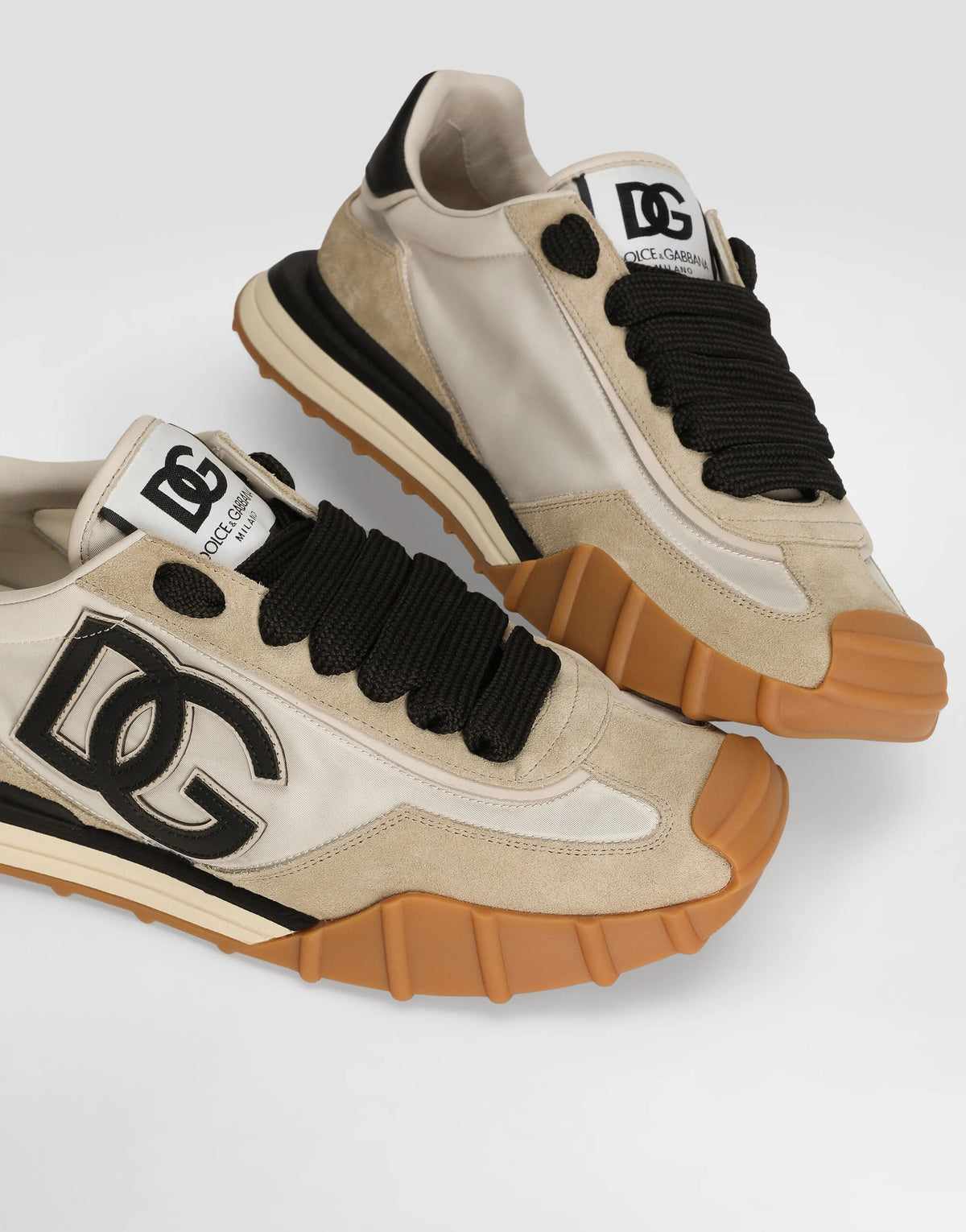 Dolce & Gabbana Miami Nylon Suede Beige
