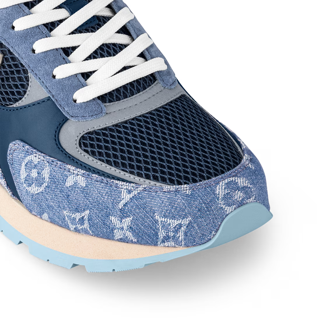 Louis Vuitton LV Run Away Blue Monogram/Pink