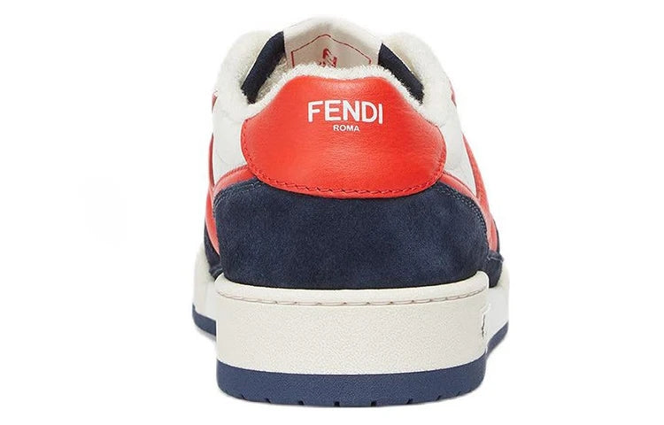 Fendi Match Trainers 'Navy/Orange'