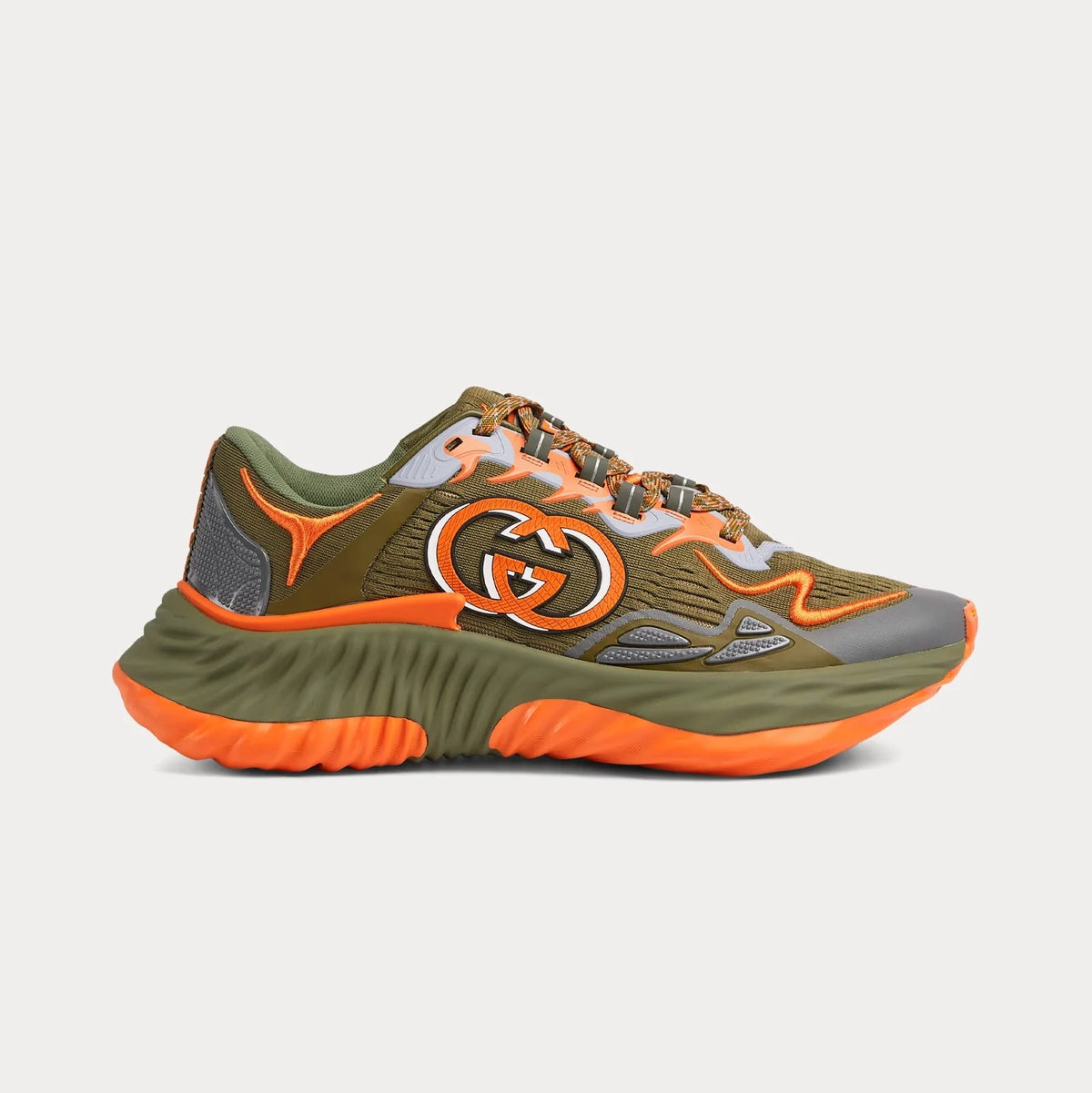 Gucci Ripple Sneaker 'Olive/Orange'