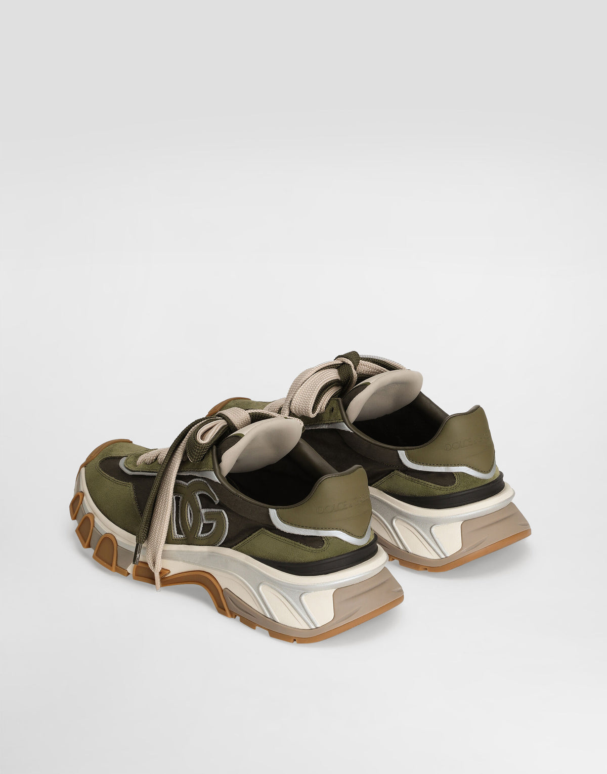 Dolce & Gabbana Air Master Canvas Suede Military Green
