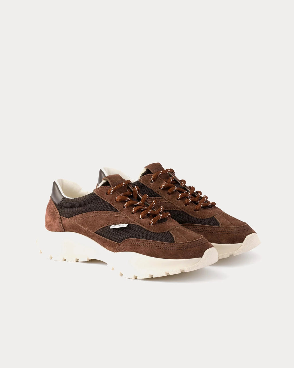 Prada Mesh & Suede Sneaker 'Cocoa Brown'