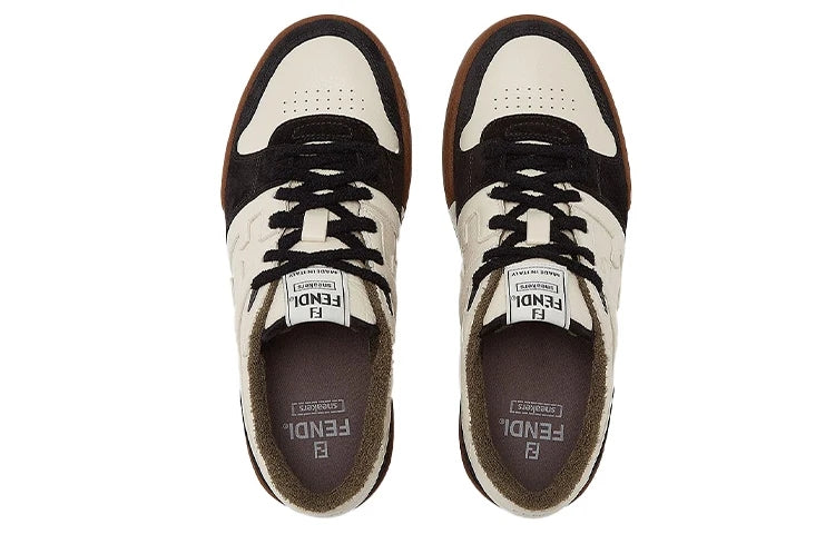 Fendi Match Trainers 'Black/Beige'
