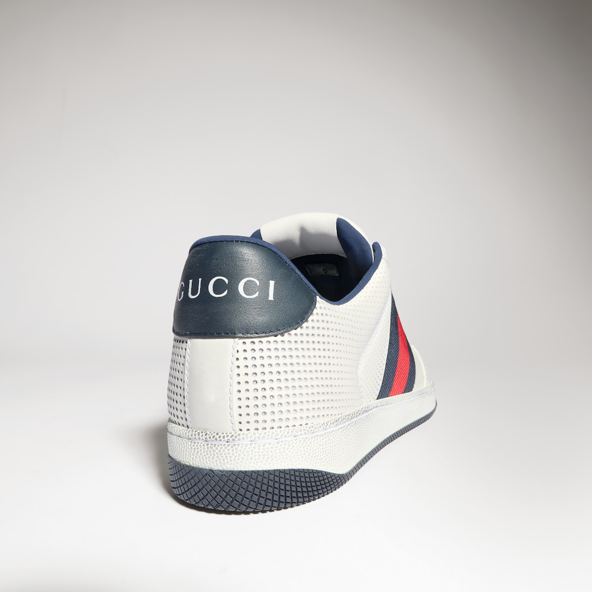 Gucci Screener Sneaker 'White & Navy'