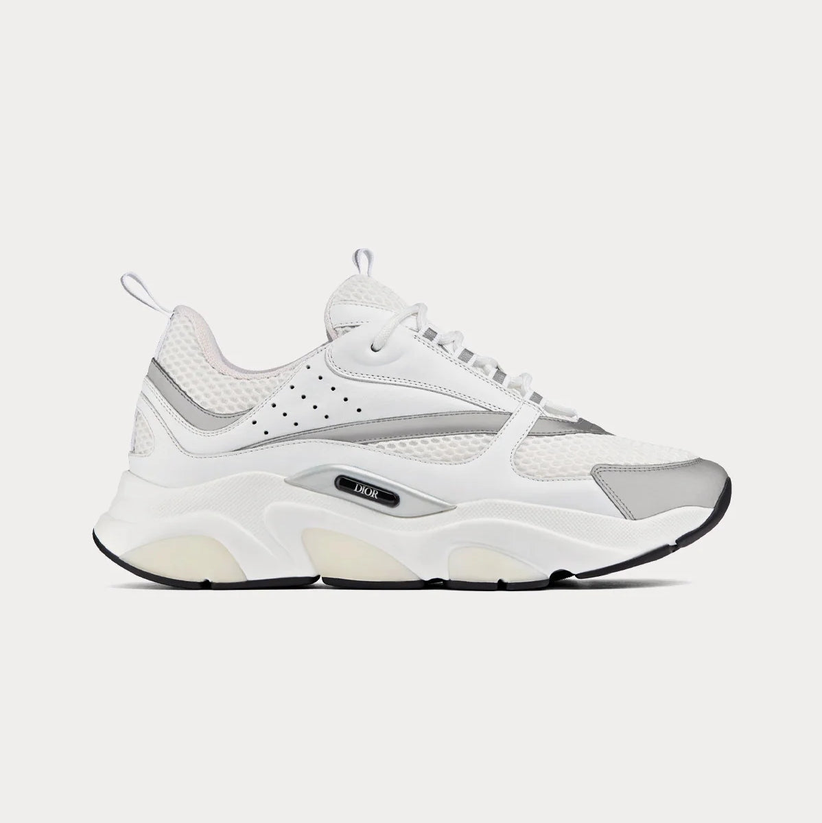Dior B22 'White / Silver' Technical Mesh Calfskin