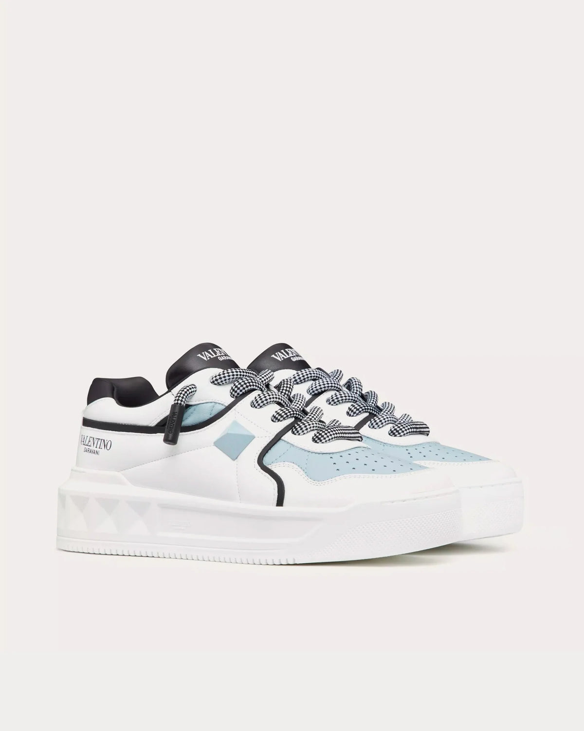 Valentino Garavani One Stud XL Sneaker 'White/Azure'