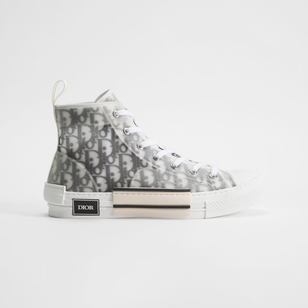 Dior B23 High-Top 'Gray & White' Oblique Mesh