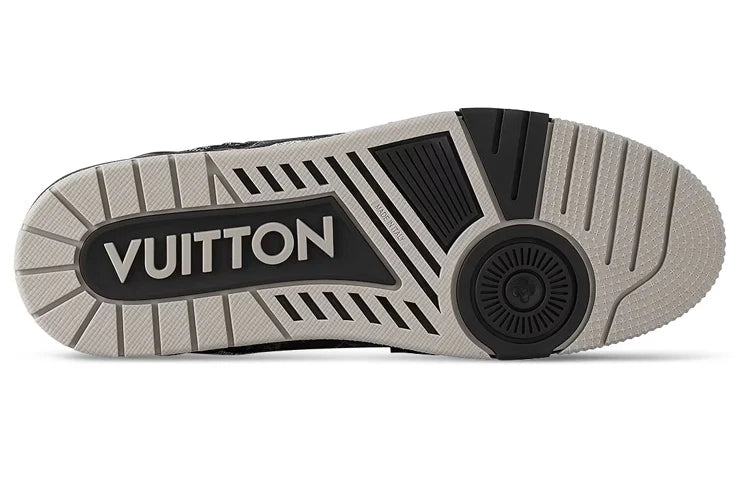 Louis Vuitton LV Trainer Black Monogram Denim
