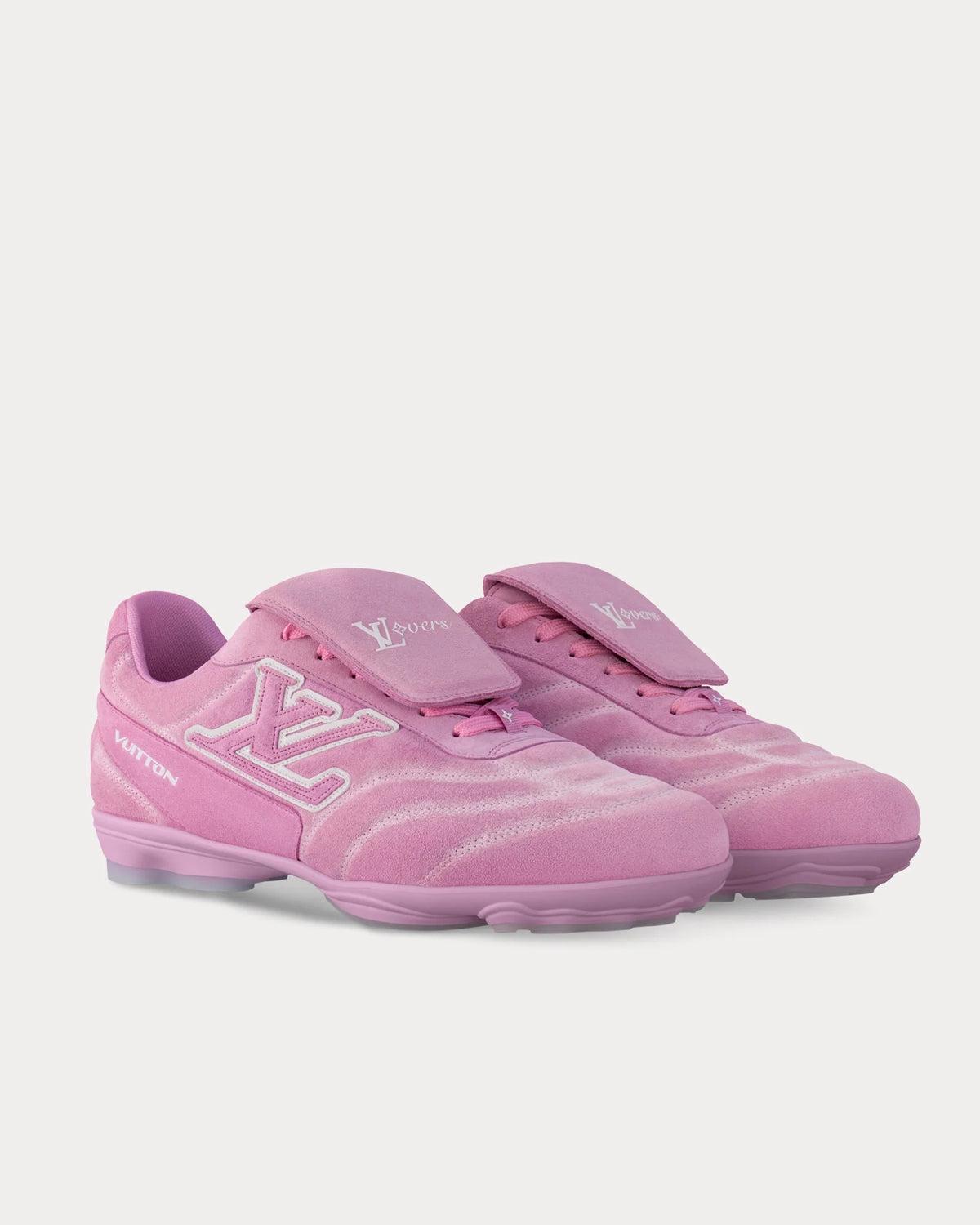 Louis Vuitton LV Footprint Soccer Trainer Rose