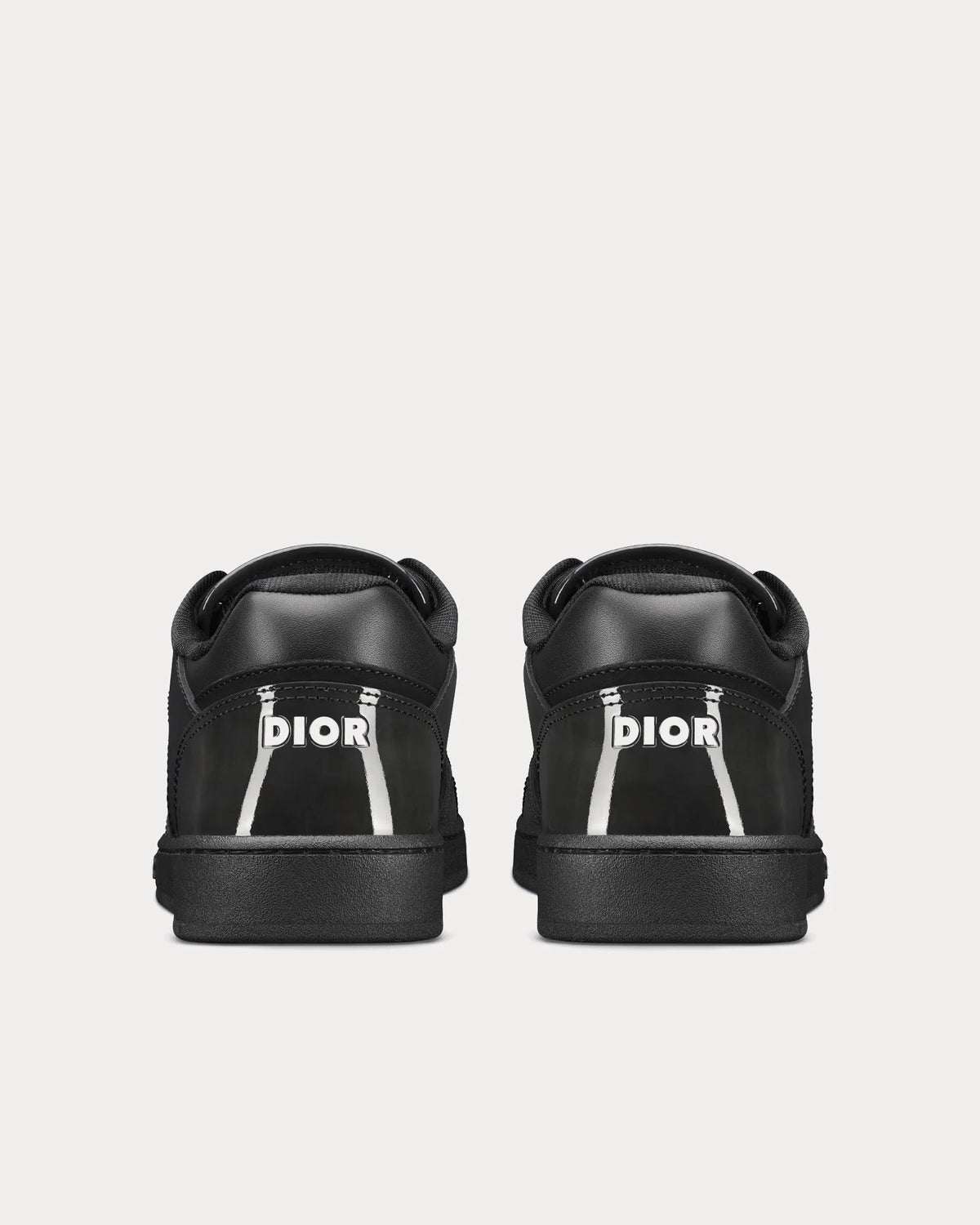 Dior B27 'Triple Black' Patent Calfskin Oblique