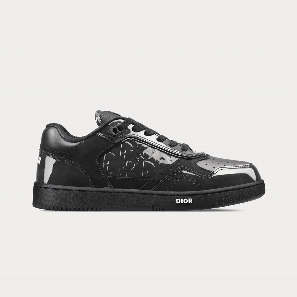 Dior B27 'Triple Black' Patent Calfskin Oblique