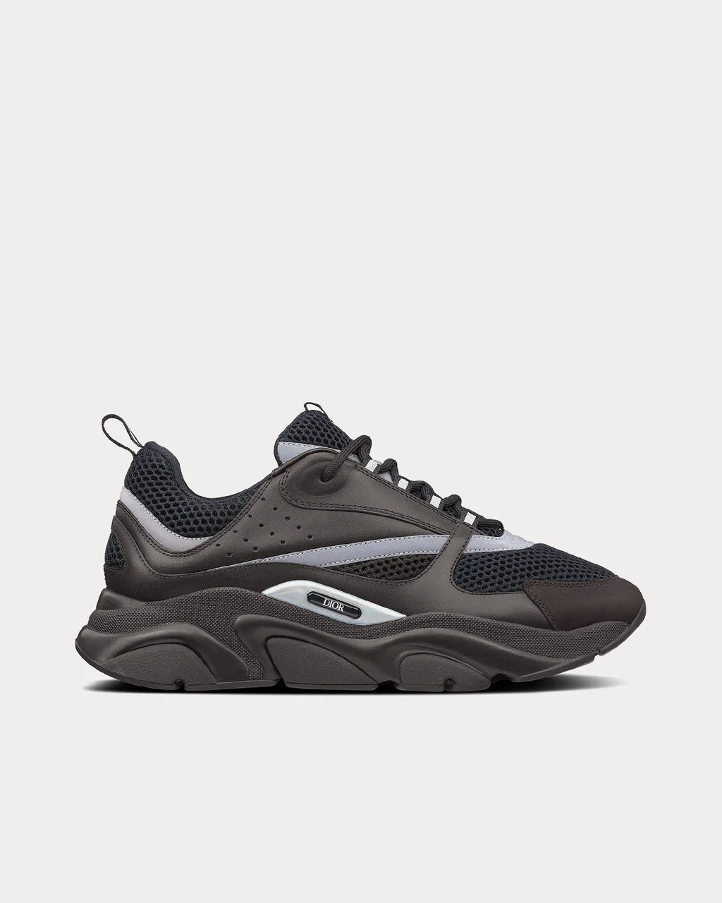 Dior B22 'Black / Silver' Technical Mesh Calfskin