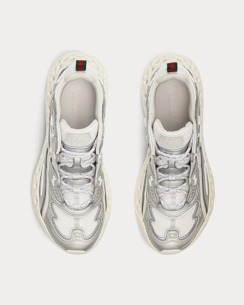 Gucci Cub3d Sneaker 'White Silver'