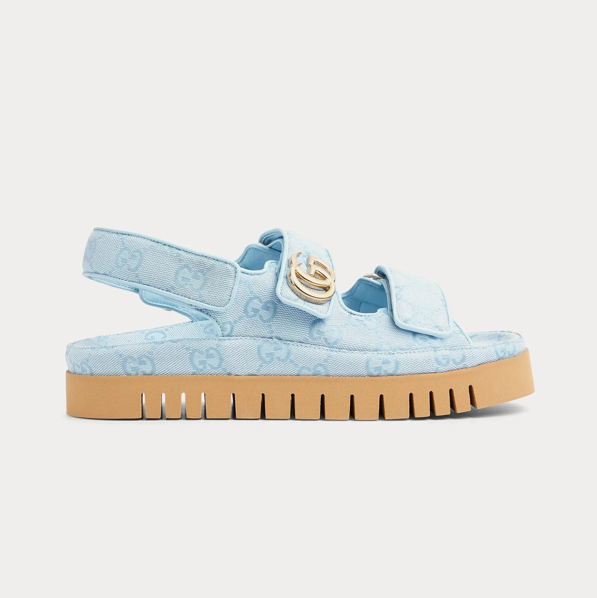 Gucci Double G Sandal 'Light Blue GG Denim'
