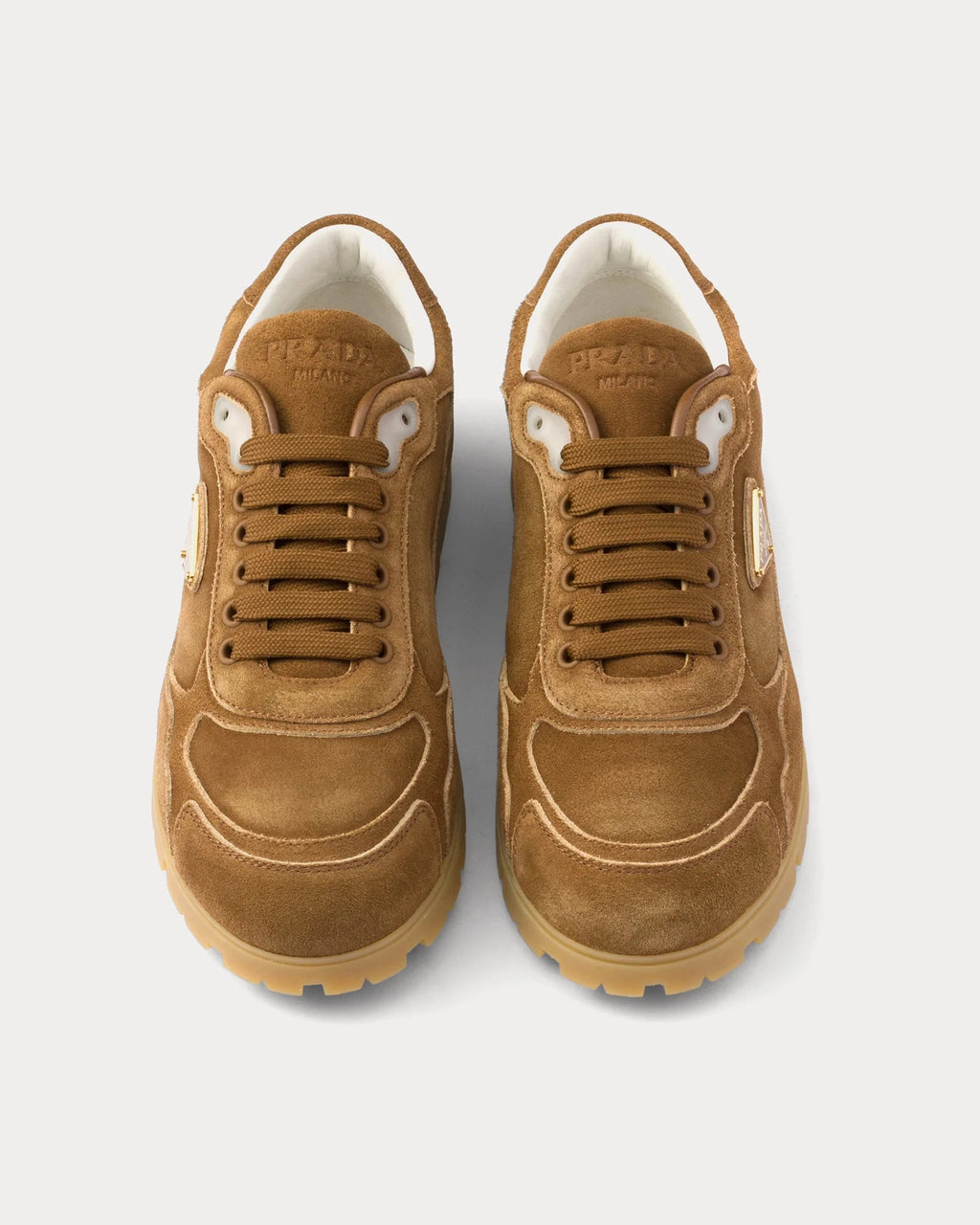 Prada Trail Faded Suede Sneaker 'Cinnamon'