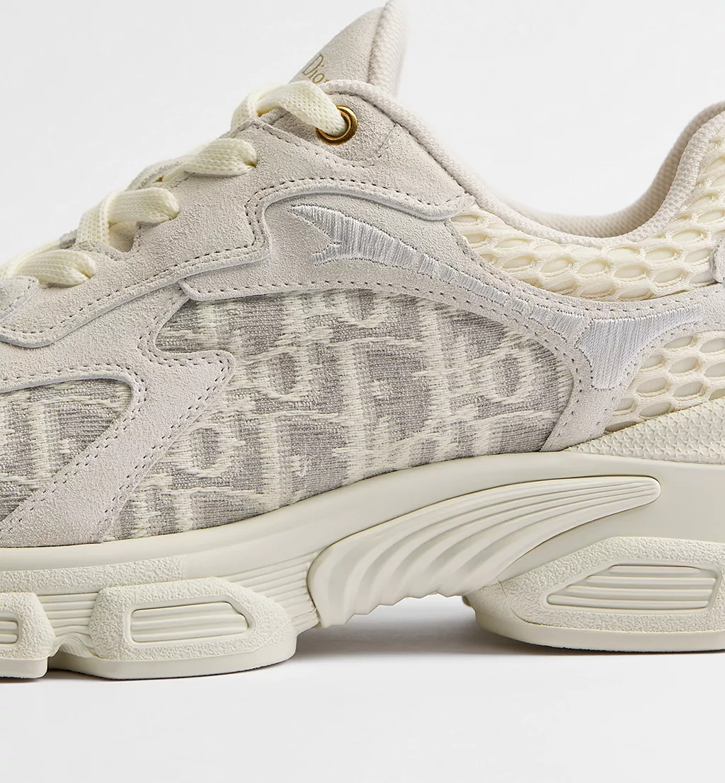 Dior Vibe Sneaker 'Latte' Oblique Jacquard & Suede