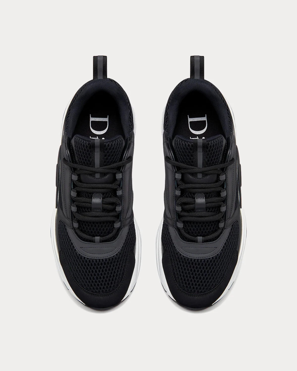 Dior B22 'Black / White' Technical Mesh Calfskin