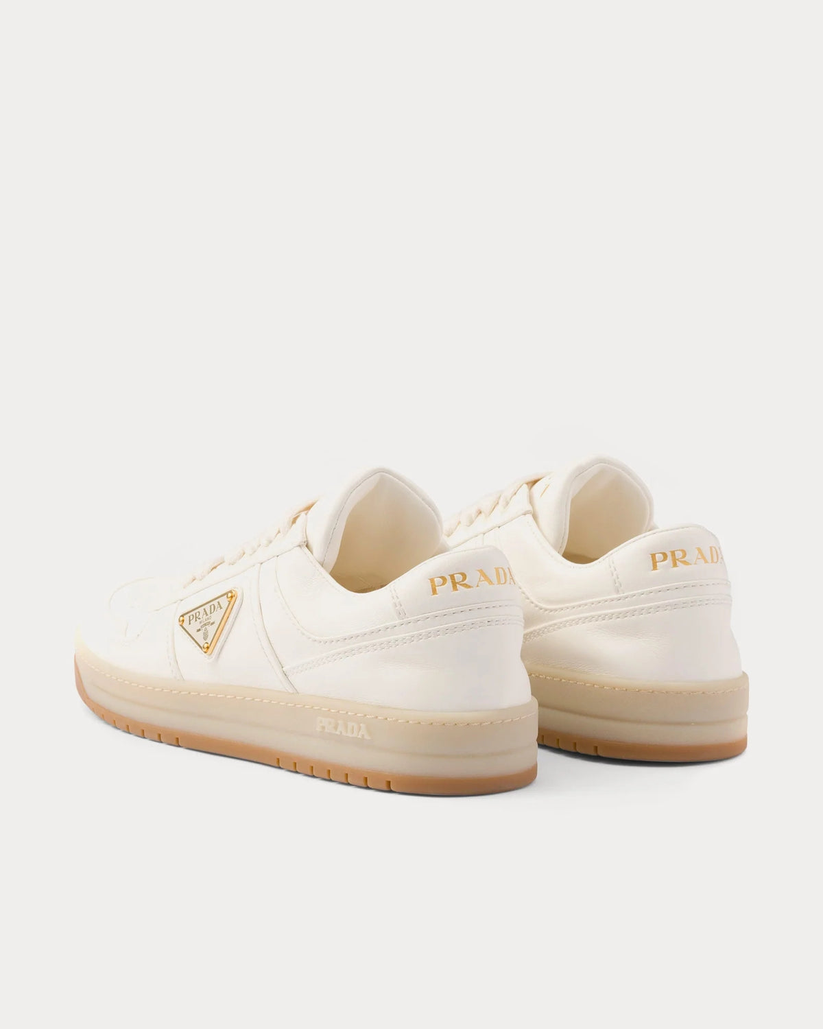 Prada Downtown Nappa Leather Sneaker 'Ivory'