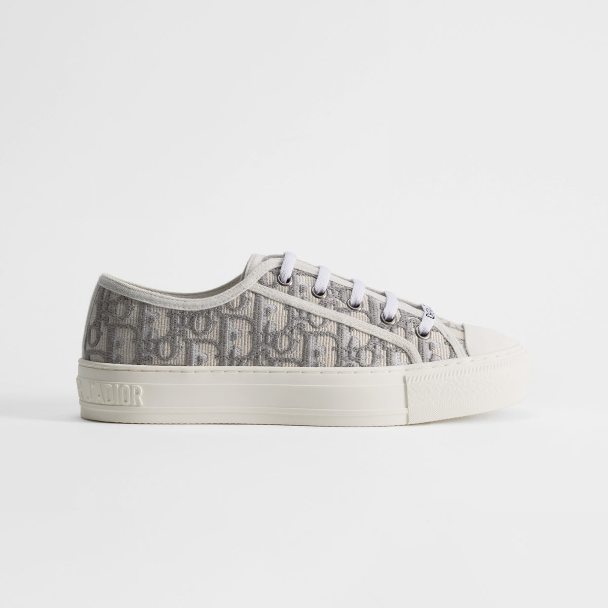 Dior Walk'n'Dior Sneaker 'Stone Gray' Oblique Embroidered Canvas