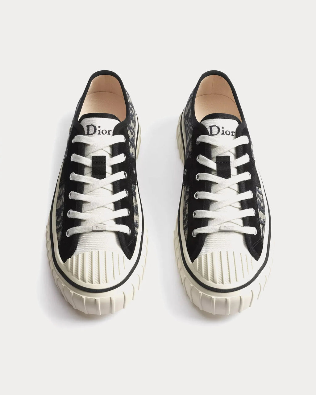 Dior Hooper Oblique Canvas & Suede 'Black' Unisex