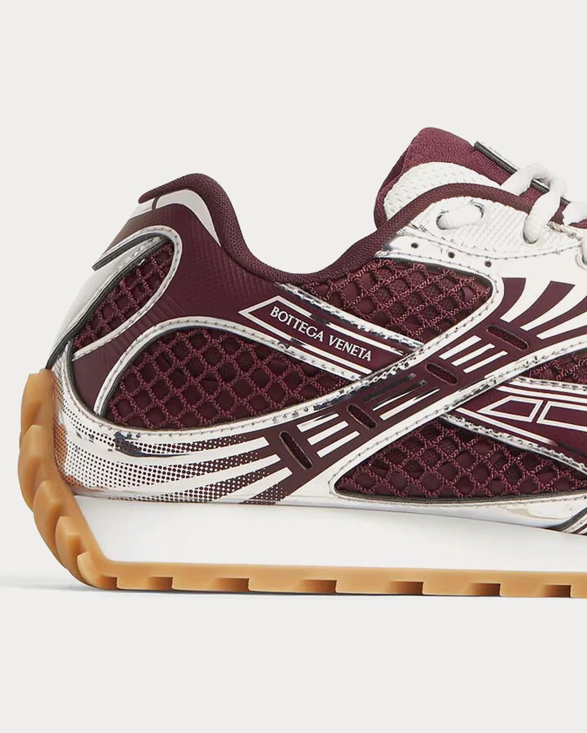 Bottega Veneta Orbit Sneaker 'Barolo / Silver' Unisex