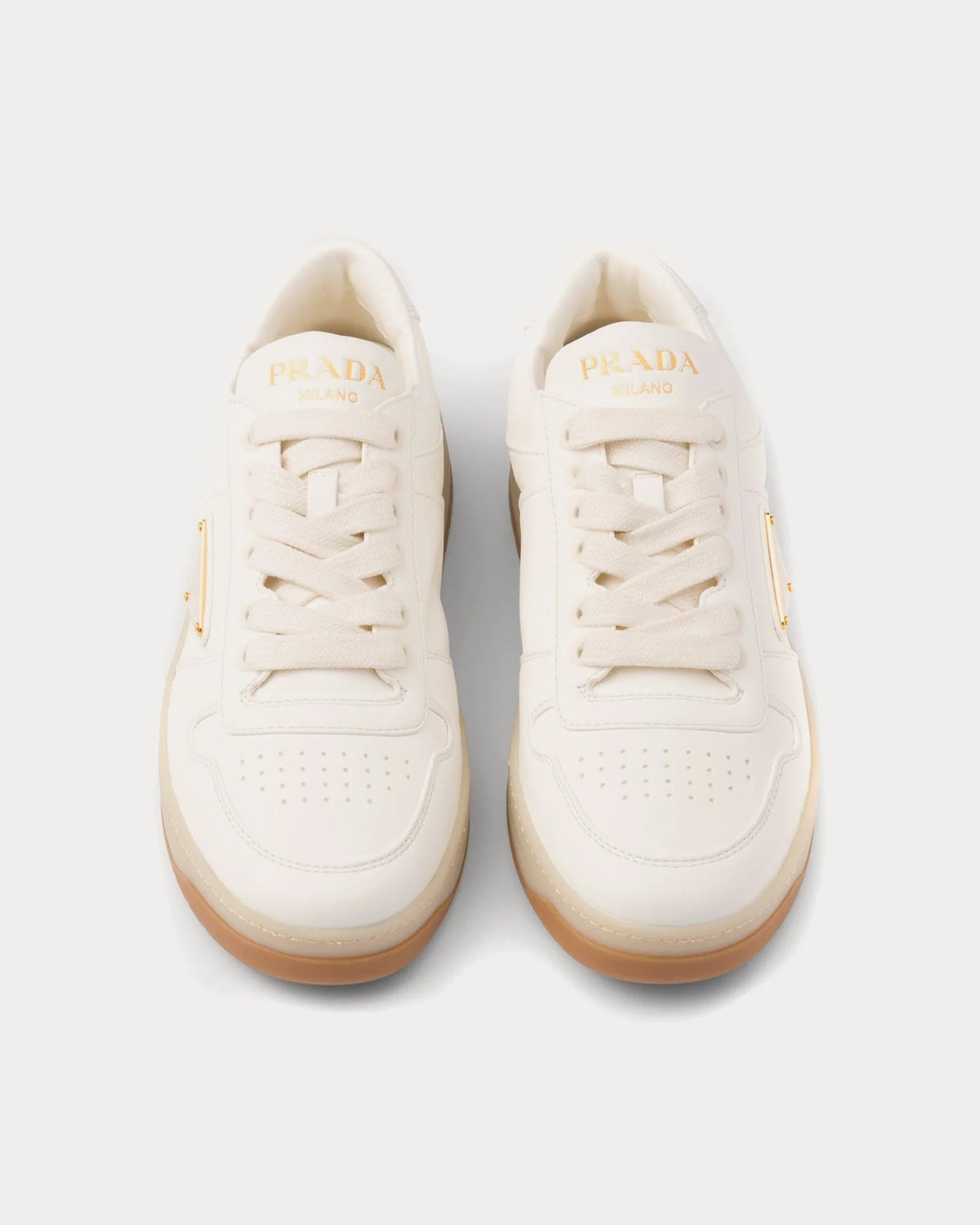 Prada Downtown Nappa Leather Sneaker 'Ivory'