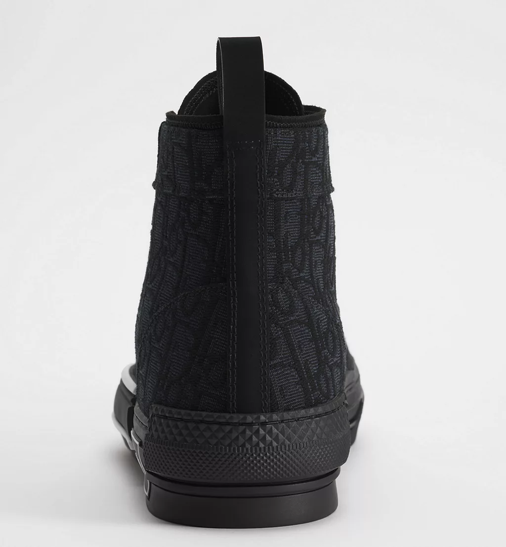 Dior B23 High-Top 'Black' Oblique Jacquard