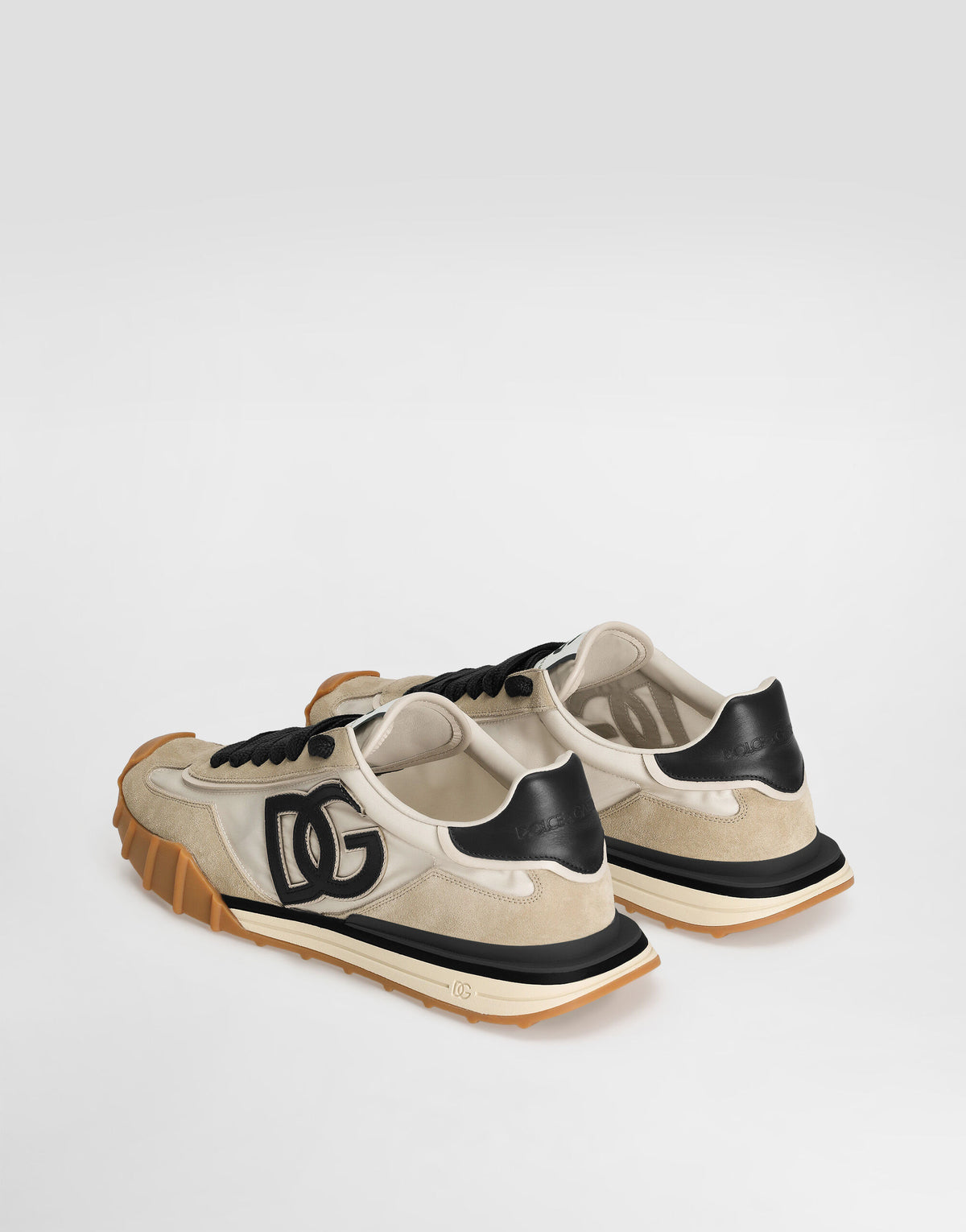 Dolce & Gabbana Miami Nylon Suede Beige