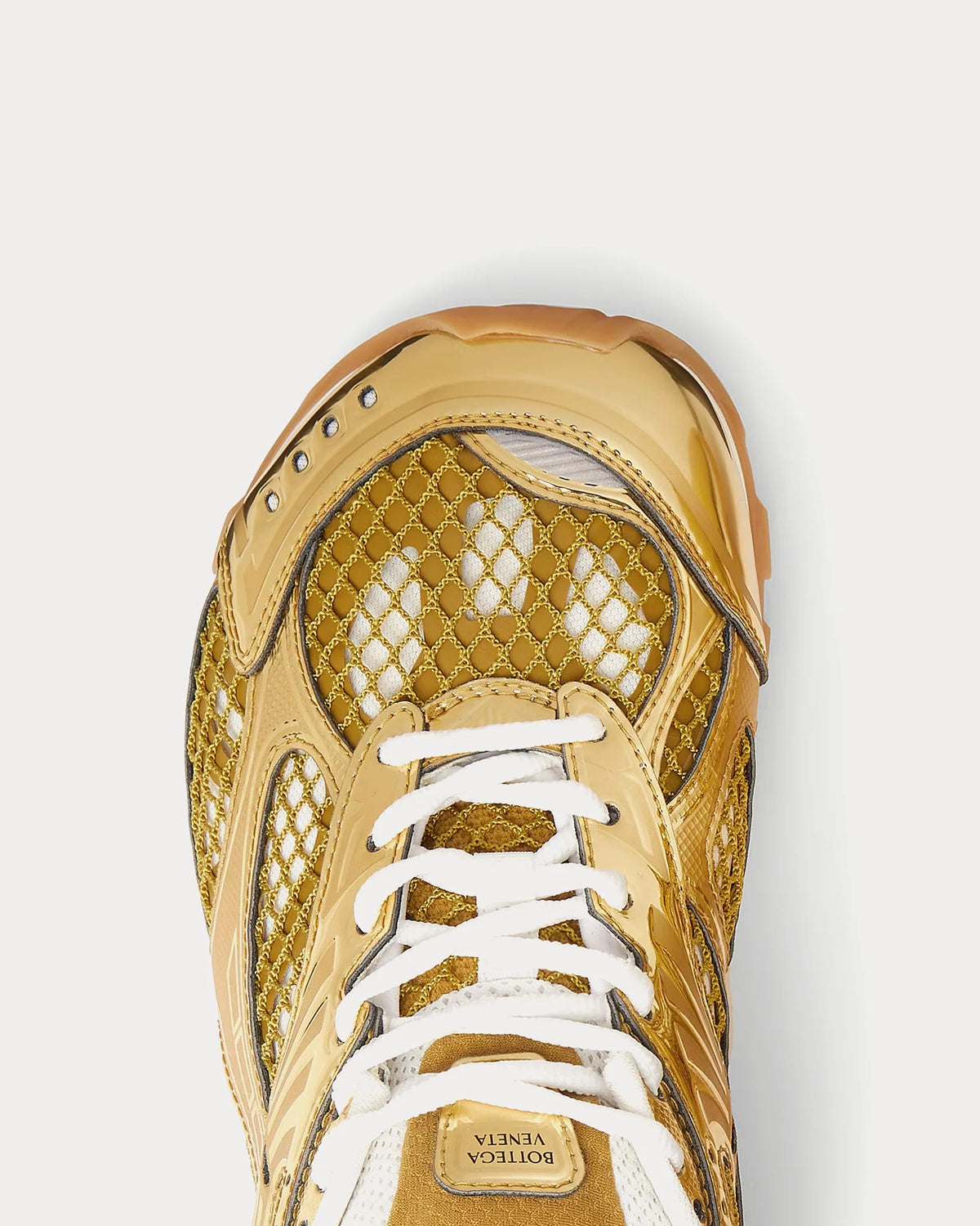 Bottega Veneta Orbit Sneaker 'Gold / White' Unisex