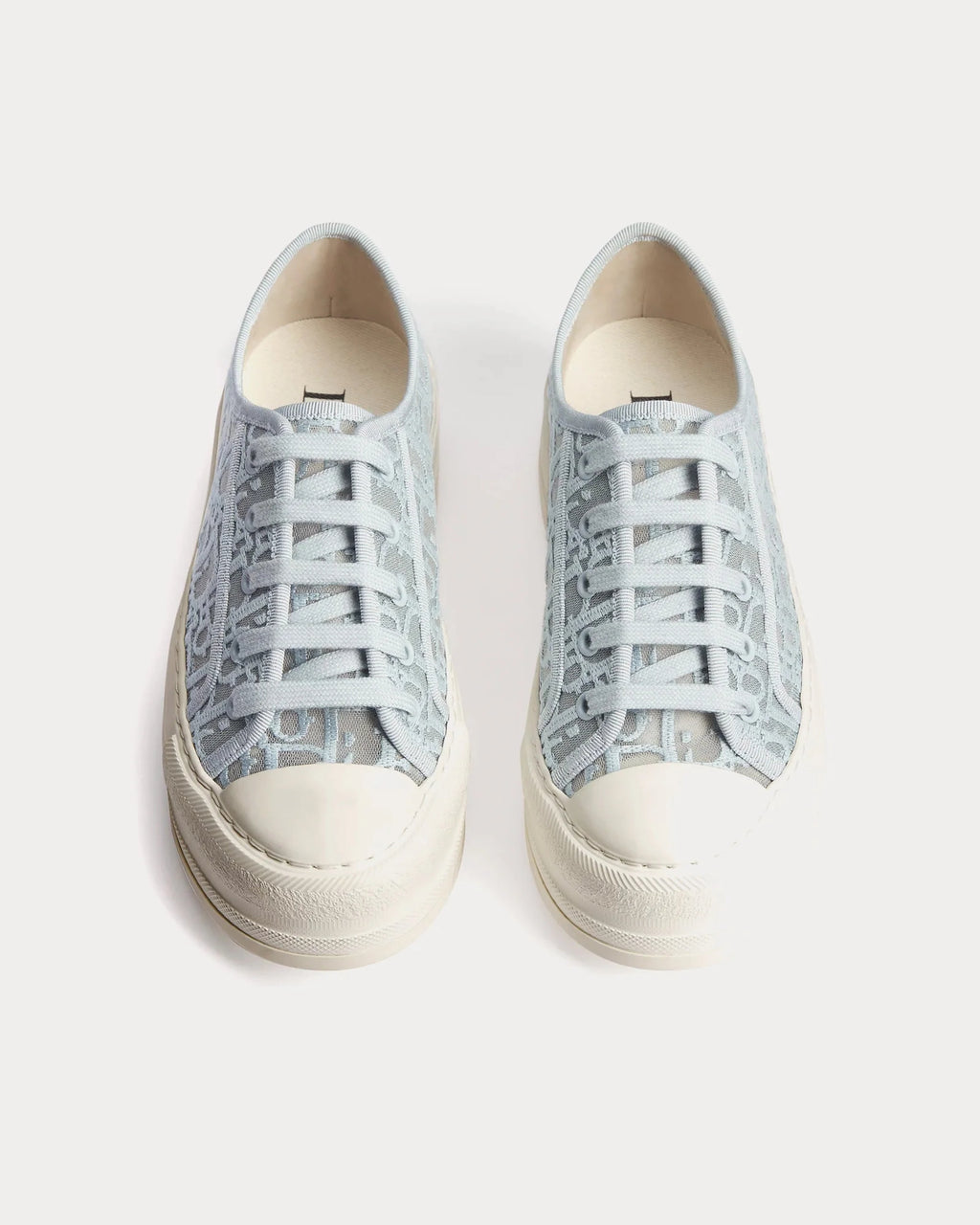 Dior Walk'n'Dior Oblique Embroidered Mesh 'Sky Blue' Women's