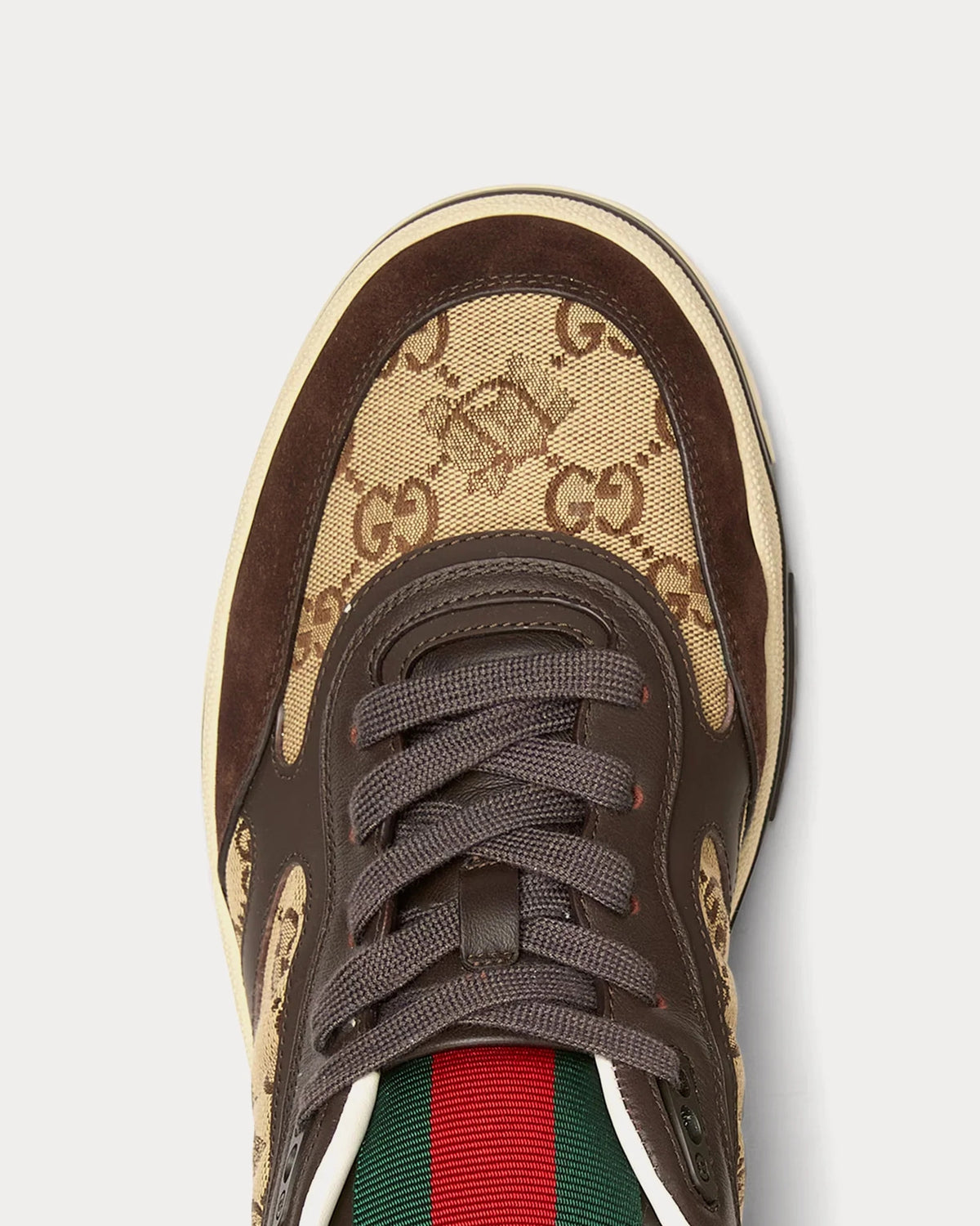 Gucci Re-Web Sneaker 'Dark Brown GG Supreme'