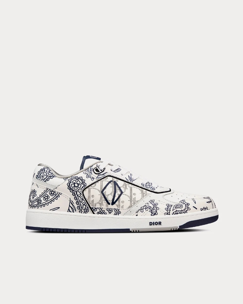 Dior B27 'White / Navy Blue' CD Paisley Oblique Galaxy