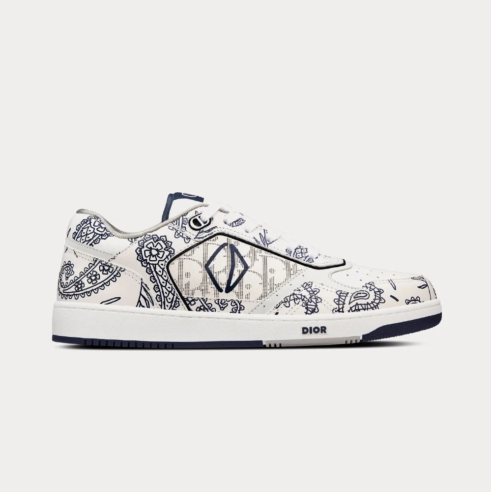 Dior B27 'White / Navy Blue' CD Paisley Oblique Galaxy