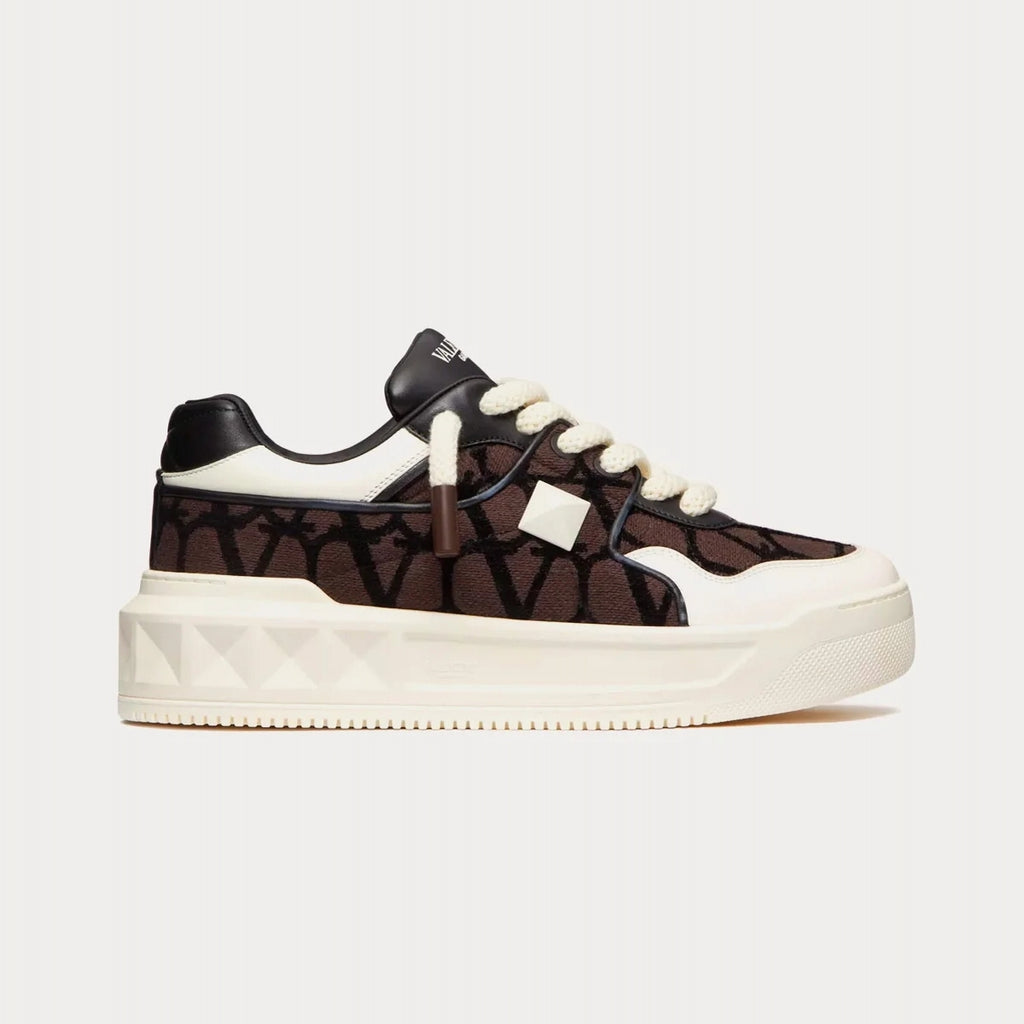 Valentino Garavani One Stud XL Sneaker 'Fondant' Toile Iconographe
