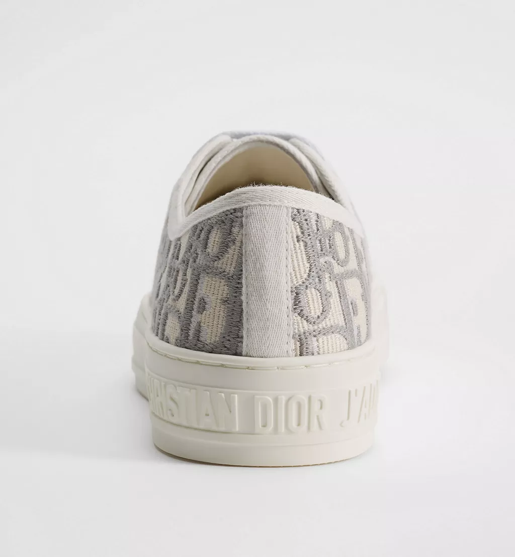 Dior Walk'n'Dior Sneaker 'Stone Gray' Oblique Embroidered Canvas