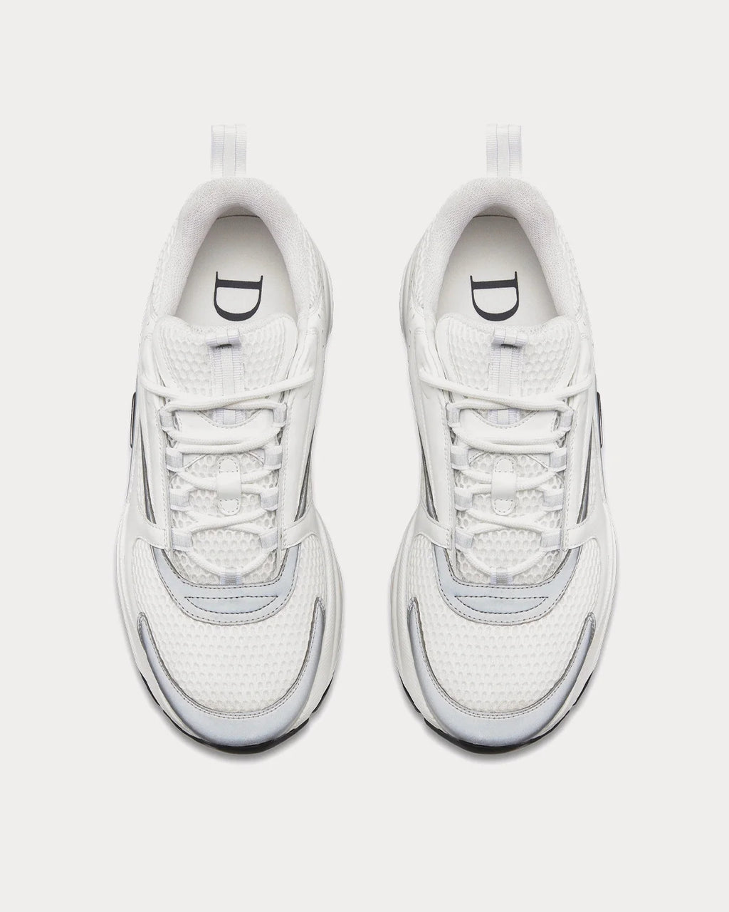 Dior B22 'White / Silver' Technical Mesh Calfskin