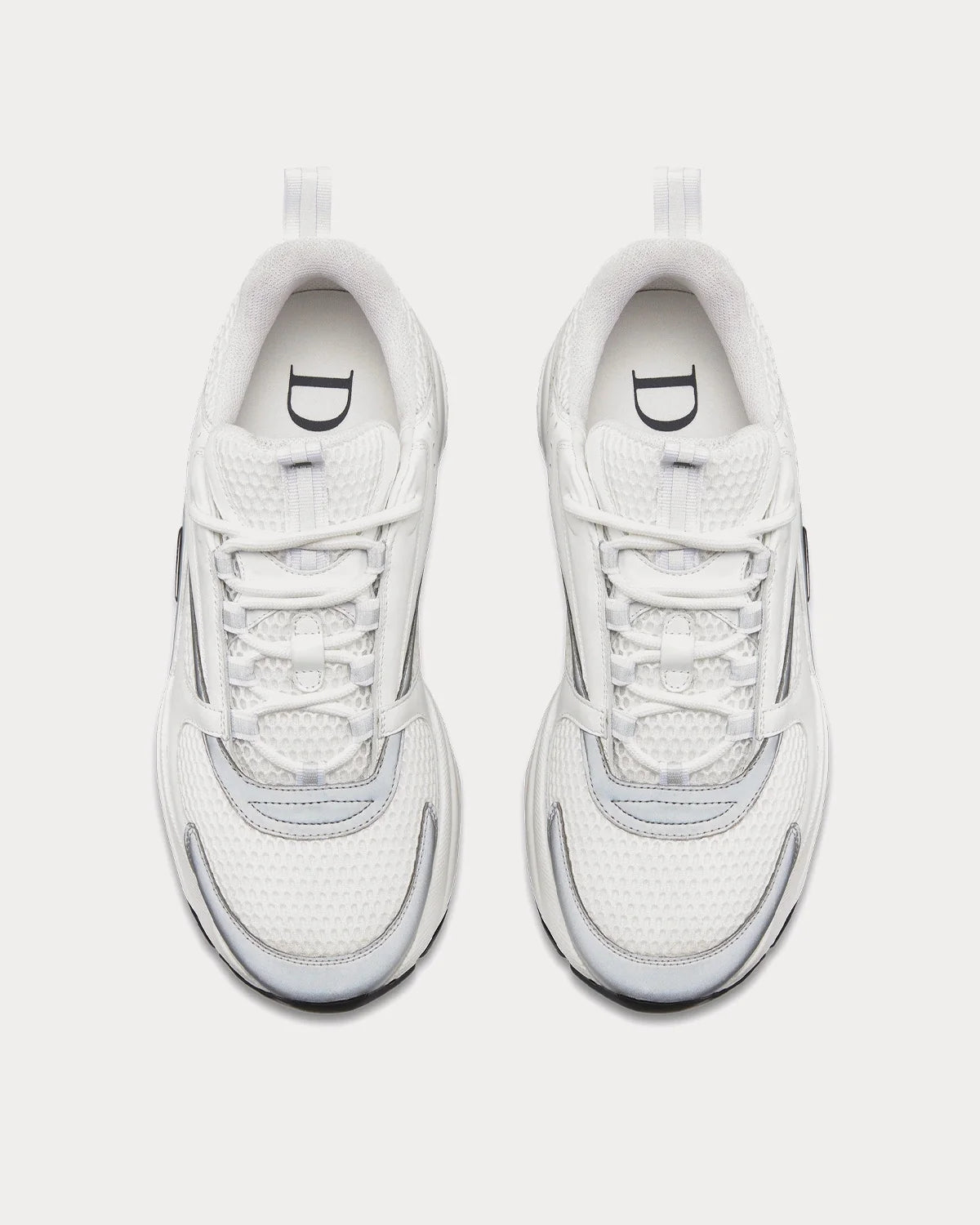 Dior B22 'White / Silver' Technical Mesh Calfskin