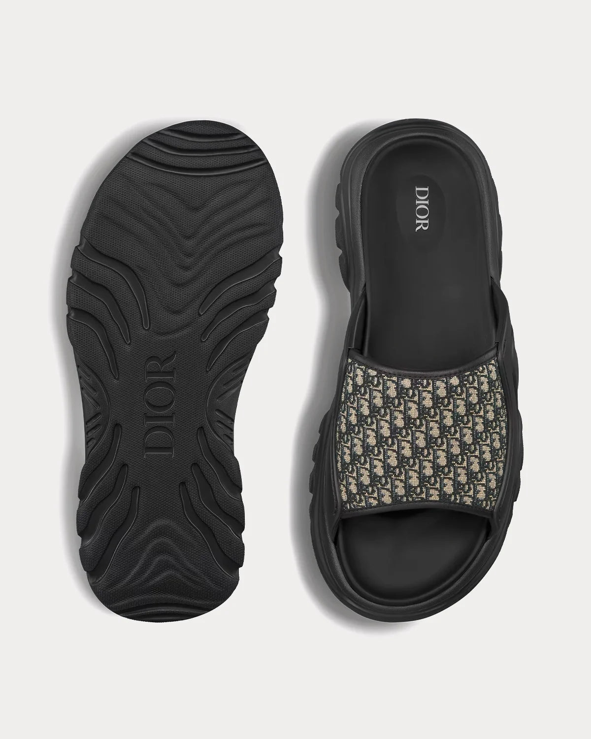 Dior H-Town 'Black / Beige' Oblique Jacquard