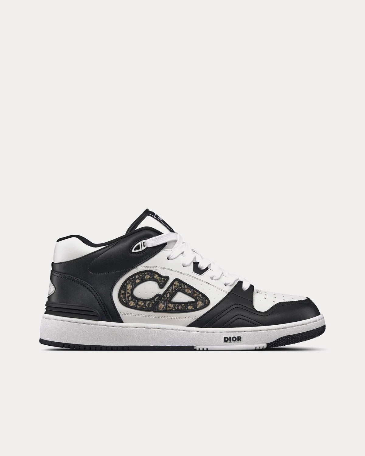 Dior B57 Mid-Top 'Black / White' Oblique Jacquard